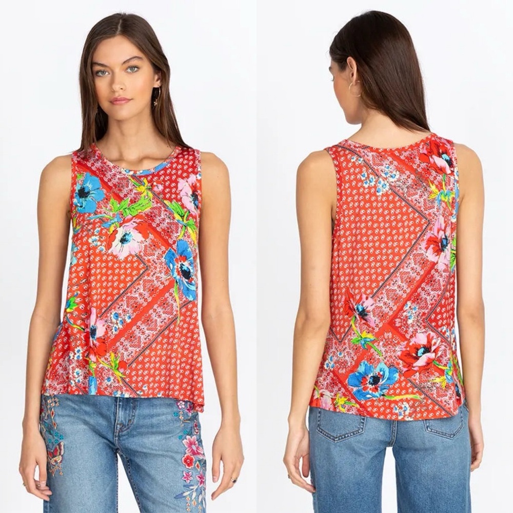 JOHNNY WAS Martha Swing Tank size XXS